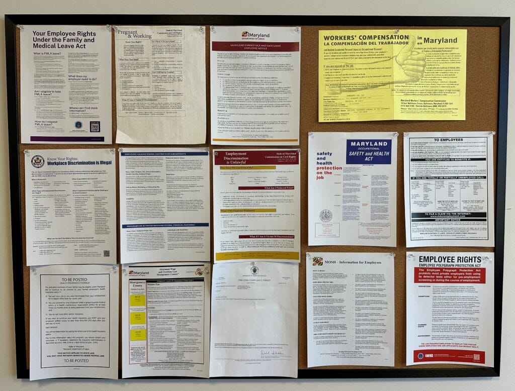 Work Notification Table Noticing Your Employee Notice Board: Notice Board Requirements for ...
